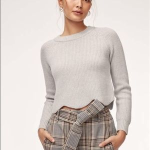 Wilfred merino wool cropped sweater